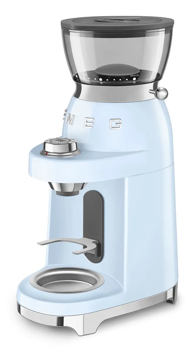 Жерновая кофемолка Smeg CGF03PBEU - Синяя Photo 5