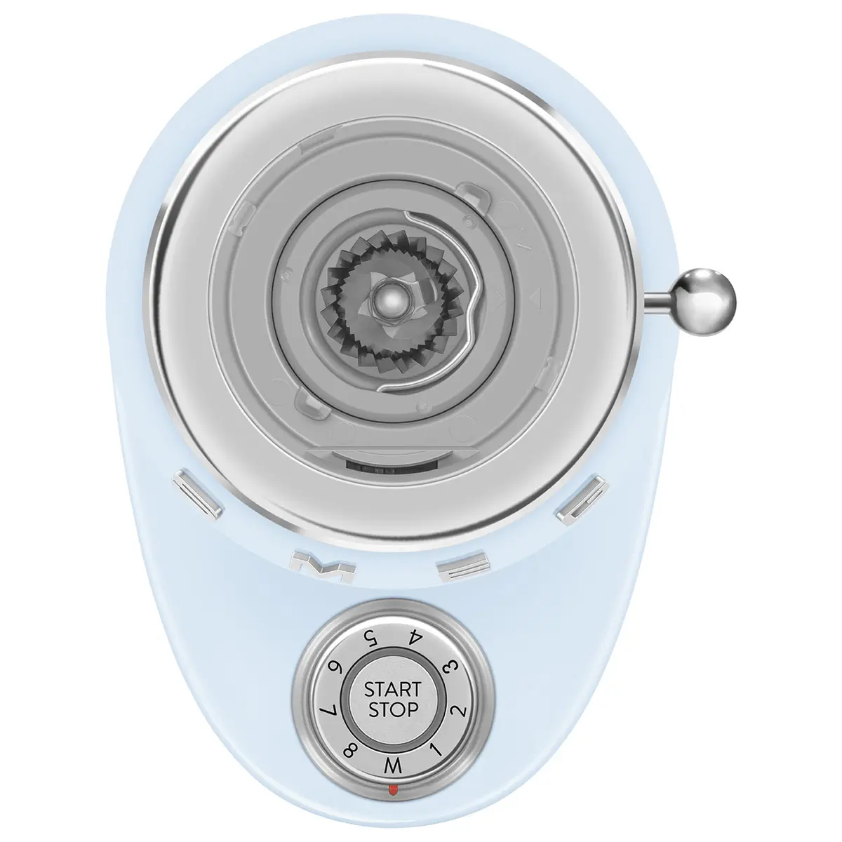 Жерновая кофемолка Smeg CGF03PBEU - Синяя Photo 9
