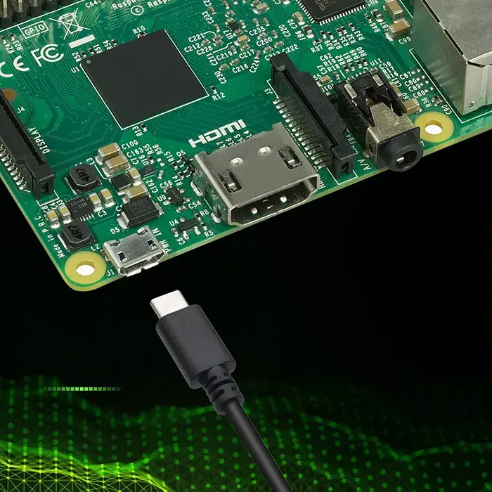 Qoltec Switching Power Supply 5VDC 3A 15W for Raspberry Pi 4 Photo 2