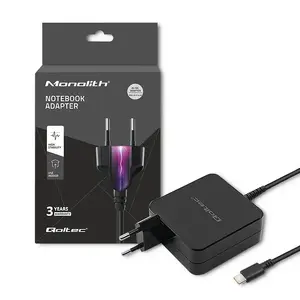 Qoltec Universal Power Adapter 90W, 5-20.3V, 2.4-4.5A, USB Type-C