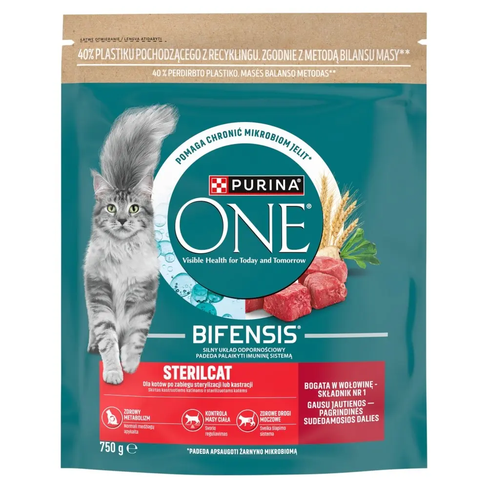 Sausā barība sterilizētiem kaķiem Purina ONE