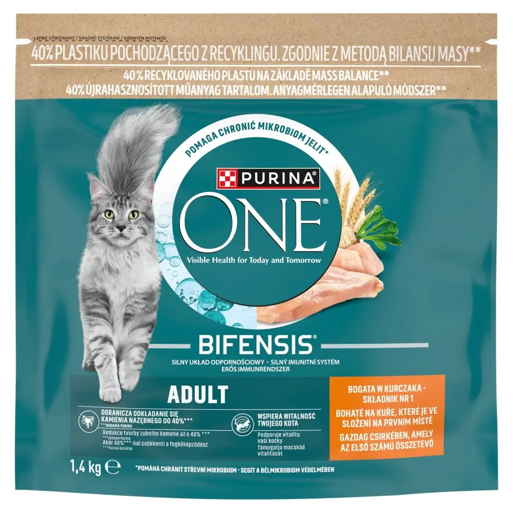 Purina ONE Adult sausā barība kaķiem