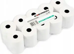 Emerson Thermal Paper Roll 57mm x 25m, Core 10mm