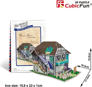 Dante 3D Puzzle World Houses Italy Flower Shop