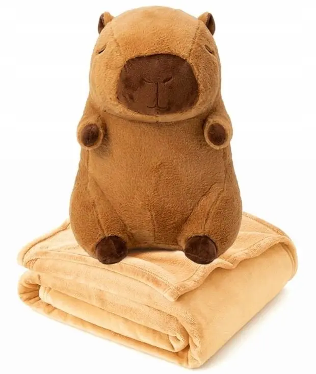 Skleplolki Trusty 3-in-1 mīkstā rotaļlieta Kapibara