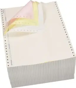 EMERSON Continuous Computer Paper 210x12" 55g 600 Sheets for Dot Matrix Printers