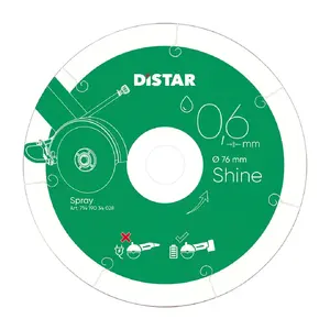 DISTAR TARCZA DIAMENTOWA SHINE  76 x 0,6 x 22,23mm