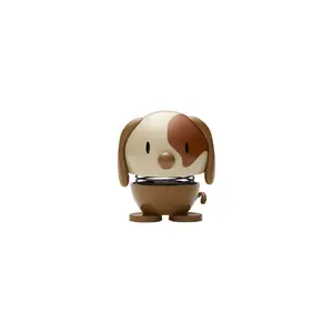 Hoptimist Dog Collectible Figure Beige and Brown