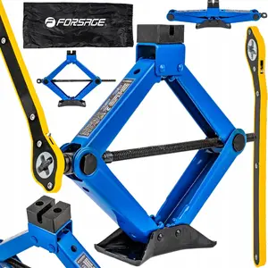 Forsage F-10152A Scissor Jack 2t with Ratchet Wrench, Lifting Range 115-400mm