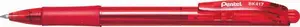 Pentel WOW BK417 Ballpoint Pen, Red Ink