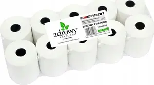 Термобумага в рулонах Emerson 110 мм x 20 м, без фенола, 10 штук