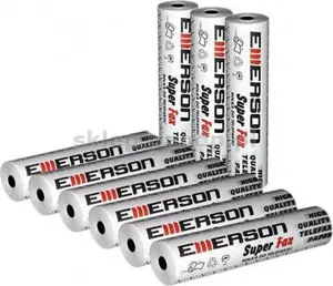 Emerson Thermal Fax Paper Roll 210mm x 15m, 12-Pack