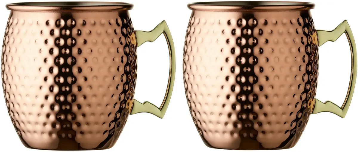 Vara krūzes kokteiļiem Moscow Mule ar