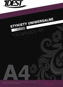 Idest Universal A4 Labels 100 Sheets