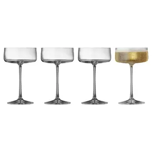 Бокалы для шампанского Lyngby Glas Zero от Carla, 260 мл, набор из 4 штук
