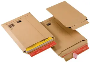 NC Koperty B4 Cardboard Expansion Envelope 25x36x5 cm Brown