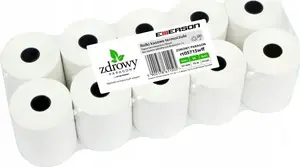 EMERSON Thermal Paper Roll 57mm x 10m, BPA-Free, 10 Pieces