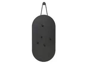 Zone Denmark 12343 Magnetic Board, Metal, 600 x 300 mm, Black