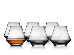 Lyngby Glas Juvel viskija glāžu komplekts, 290 ml, 6 gab., caurspīdīgas