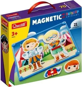 Quercetti 480213 Dress Up Carnival Magnetic Puzzle Set