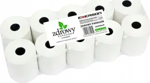 EMERSON Thermal Paper Roll 28mm x 30m, BPA-Free, 10-Pack