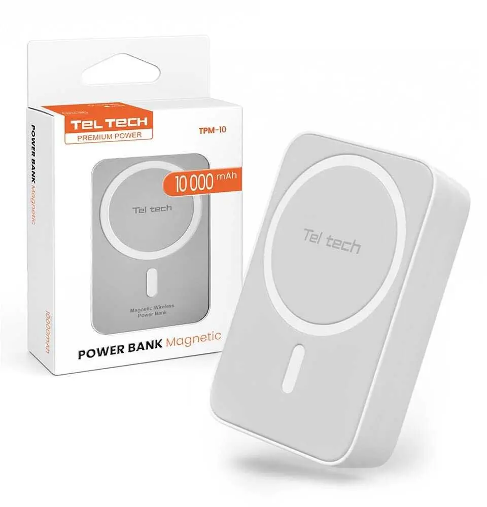 Teltech TPM-10 MagSafe ārējais akumulators 10000