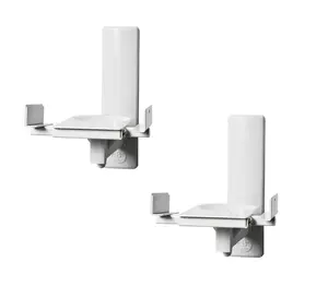 B-TECH AV VENTRY BT77/W Side Clamping Loudspeaker Wall Mounts with Tilt and Swivel, White