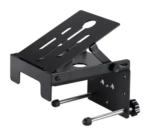 B-TECH AV BT7866/B Camera Shelf with Tilt, Steel, Black