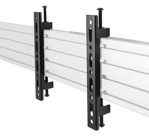 B-TECH AV SYSTEM X VESA 200 ekrāna stiprinājuma sviras BT8390, 70 kg celtspēja, melnas