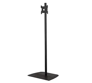 B-TECH AV BT8571/BB Universal Flat Screen Floor Stand, 1.8m Pole, VESA 200x200, Black
