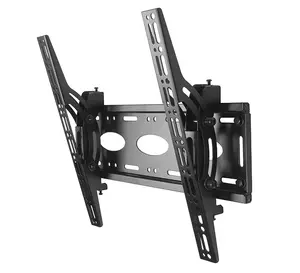 B-TECH AV BT8431/B Universal Flat Screen Wall Mount with Tilt, VESA 400x400, 50 kg Capacity