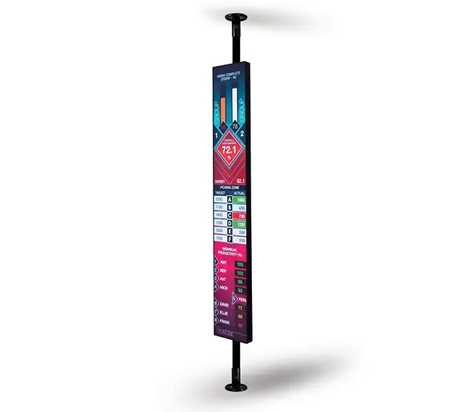 B-TECH AV System X Pop-Out Ultra Stretch Signage Mount Photo 4