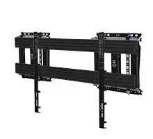 B-TECH AV BT9921/B Soft-Open Full Service Wall Mount for XXL Displays up to 120 inches, 80 kg, VESA 1600x800, Black