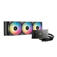 DeepCool LT360 VISION ARGB Liquid CPU Cooler, 3x120mm Fans, Black, AM5 and LGA1851 Compatible