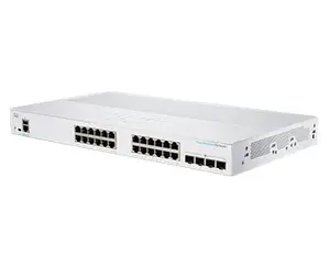 Cisco CBS350-24T-4X Managed L2/L3 Switch with 24 Gigabit Ethernet Ports and 4 10G SFP+ Uplinks