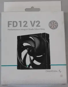 DeepCool FD12 V2 dzesēšanas ventilators, 4-pin PWM, hidrodinamiskais gultnis, melns