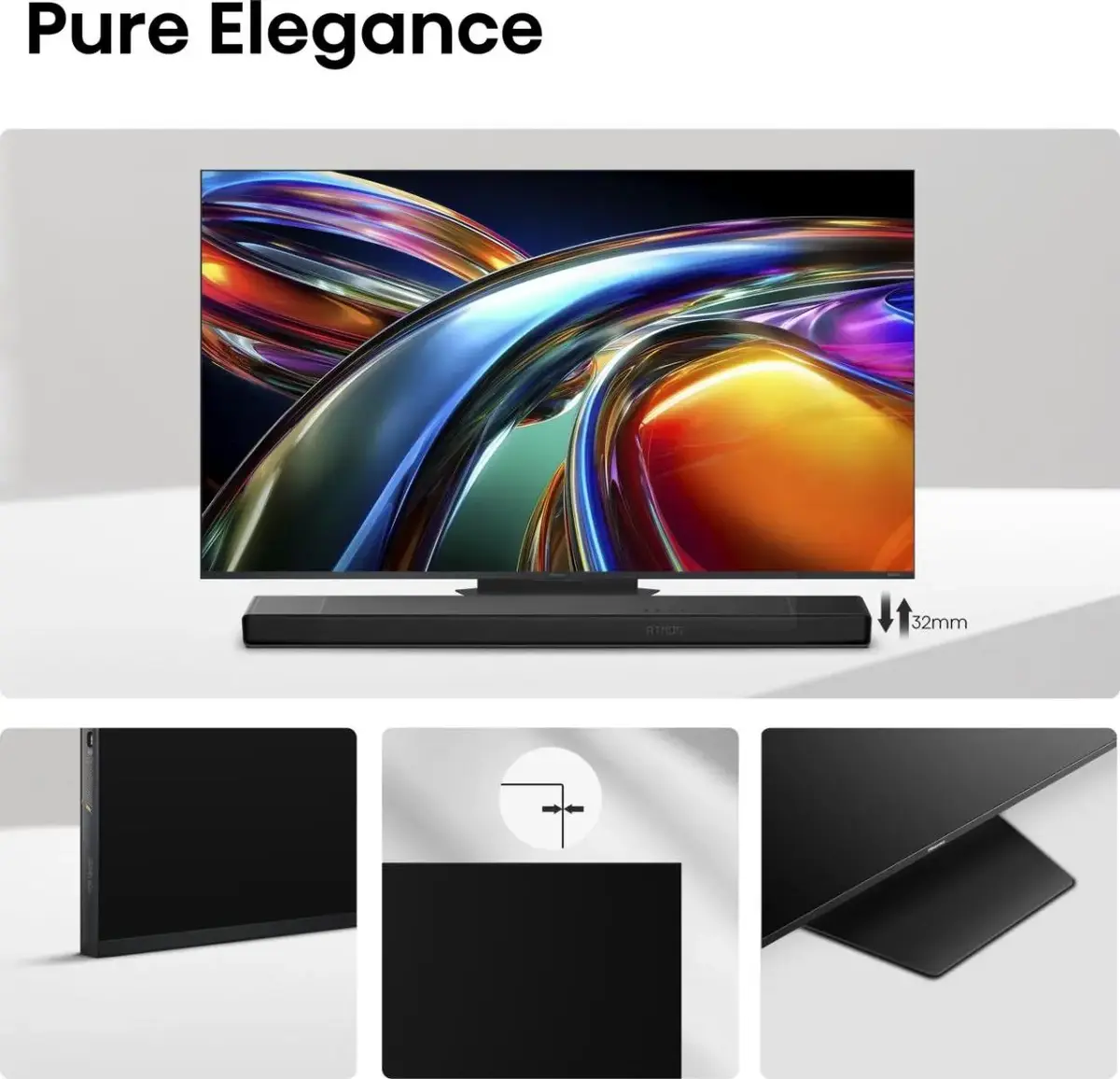 Hisense 65UR9DS 65 collu 4K Ultra HD viedtelevizors Photo 9
