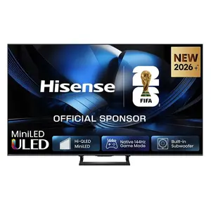 Hisense 65U7SE 65-дюймовый 4K Ultra HD ULED Smart телевизор Mini LED Wi-Fi черный и серый