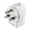 Hama EU to UK Power Plug Adapter Type G Photo 3