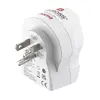 Hama EU to US Power Plug Adapter Type B to Type C/F Photo 3