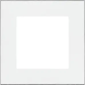 Kontakt-Simon 55 DUO Single Frame TRD1.163/111 White/Chrome