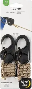 Nite Ize CamJam CT Cord Tightener with 2.4m Rope, 2-Pack