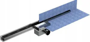 SpiroFlex Slot Drainage Channel with Infill Grate 800mm Polished