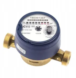B-METERS GSD8-RFM vienstrūklas sausā tipa ūdens skaitītājs DN15, Q3=2.5 m3/h, R100/50, Tmax 50°C
