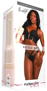 Fleshlight Nicole Kitt Purrrrrfection reālistisks masturbators ar Superskin materiālu