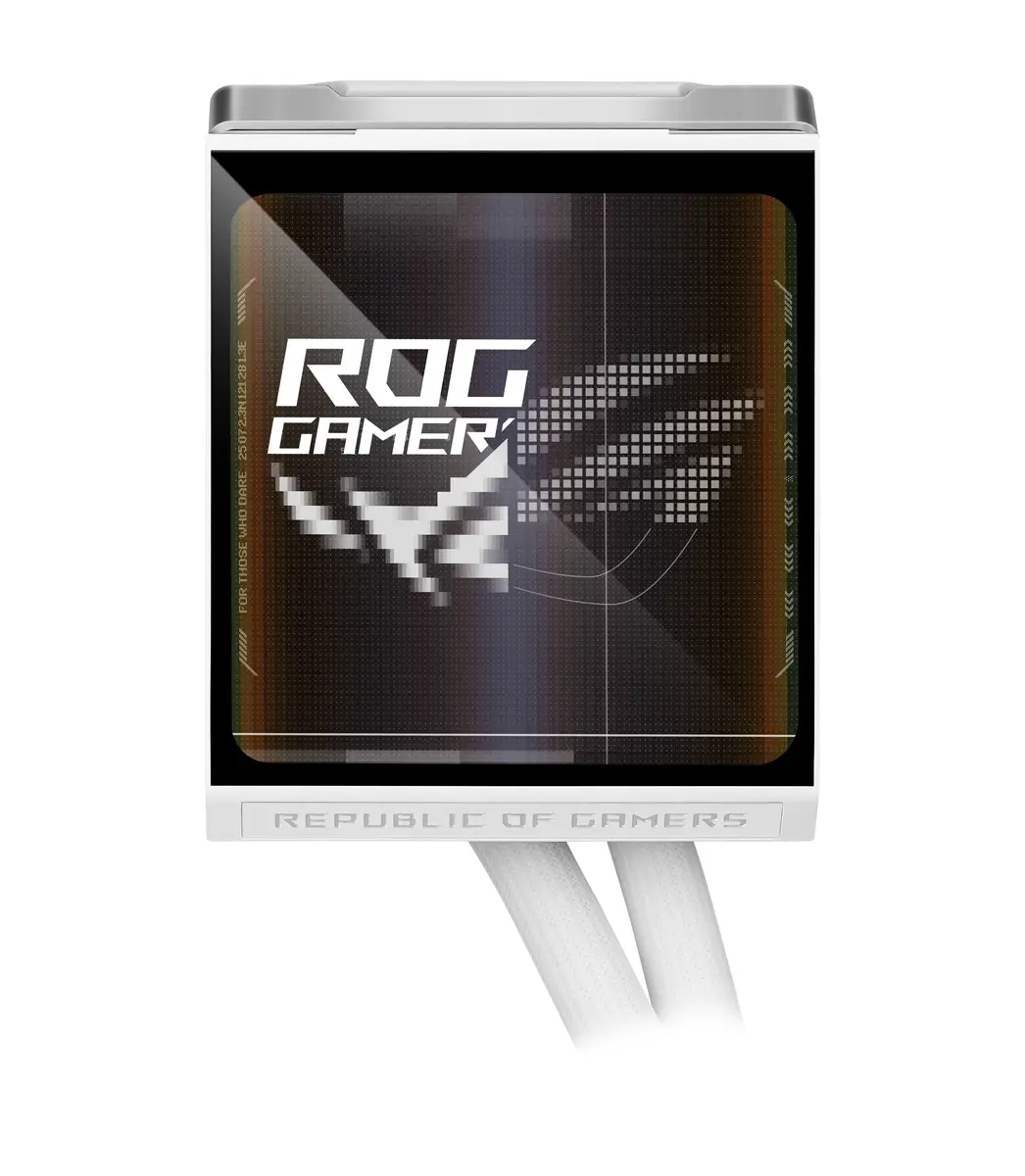 ASUS ROG Strix LC IV 360 ARGB LCD White Edition Liquid Cooler Photo 7