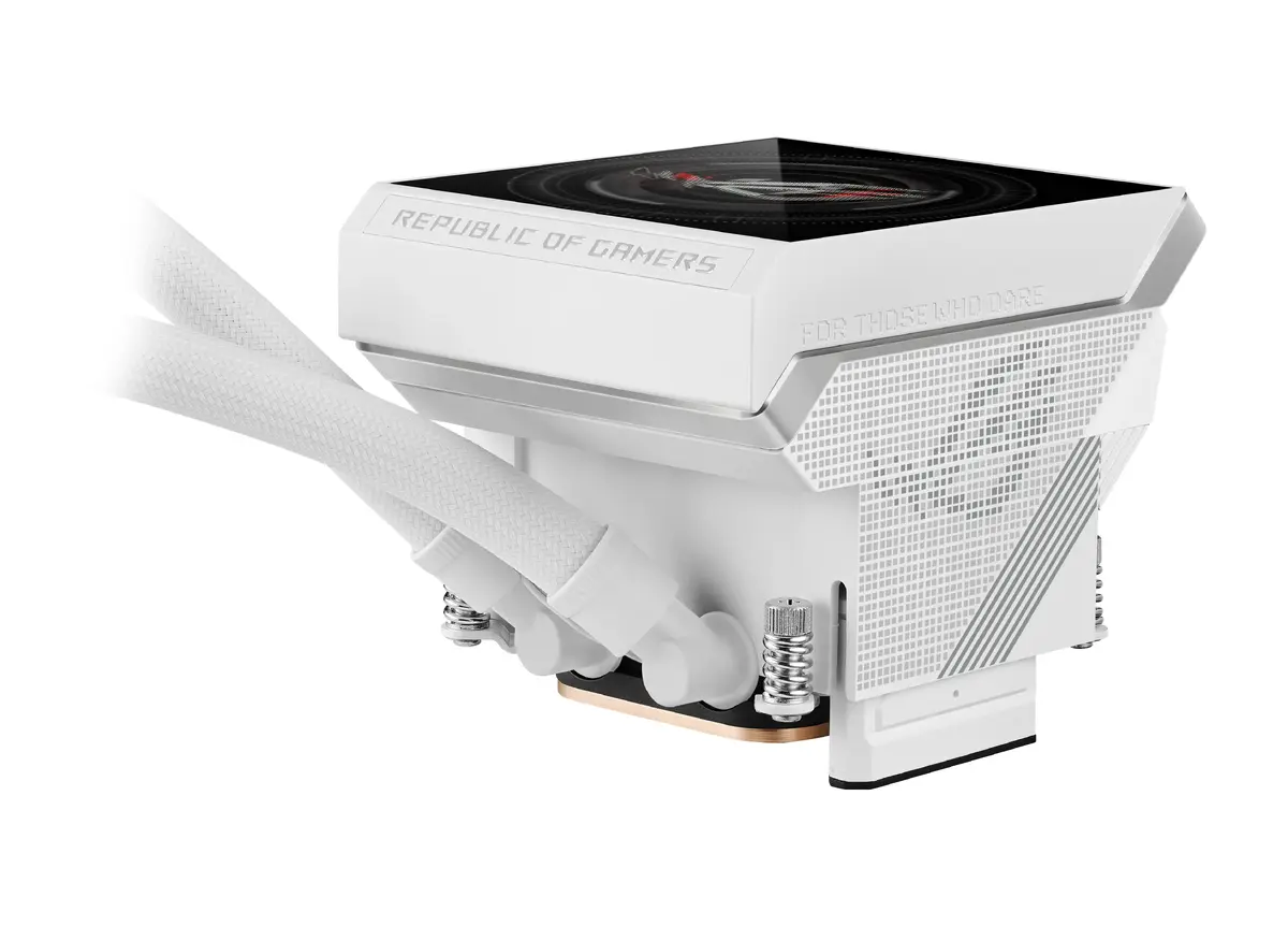 ASUS ROG Strix LC IV 360 ARGB LCD White Edition Liquid Cooler Photo 9