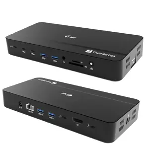 i-tec Thunderbolt 5 trīskāršā displeja dokstacija ar M.2 slotu, 6x USB, 2.5G LAN un 140W strāvas padevi