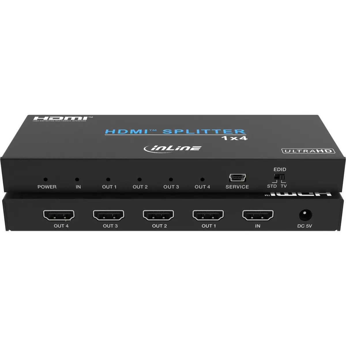 InLine 57887A HDMI Video Splitter 1x4 Photo 3