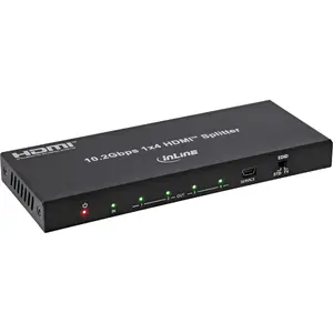 HDMI Video Splitter InLine 57887B 4K 60Hz 1x4 3840 x 2160 pixels